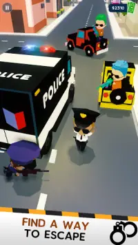 Prison Driving Run Race Screen Shot 0