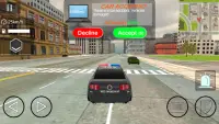 Persecución del simulador de coche de policía Screen Shot 3