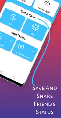 WFVS | Video Splitter For WhatsApp | Status Save Screen Shot 4