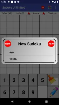 Sudoku Unlimited (FREE, NO PURCHASES, NO ADS) Screen Shot 2