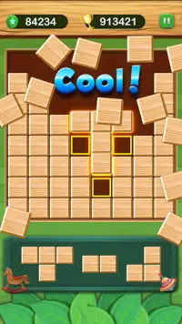 Wooden Block Puzzle Free - Wood Cube Puzzle Game Screen Shot 1
