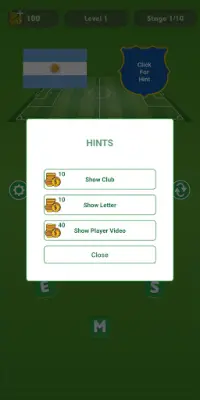 Soccer Player Names Screen Shot 1