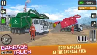 truk sampah mengemudi simulator dumping game Screen Shot 2