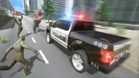 Police vs Zombie - Action games Screen Shot 3