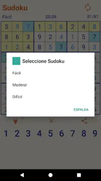 Sudoku en Español Screen Shot 3