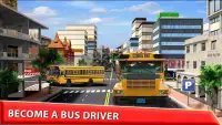 SchoolBus Parking Driving Test Screen Shot 1