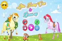 Little Pony Makeup Dress Up Equestrian Girls Games Screen Shot 0