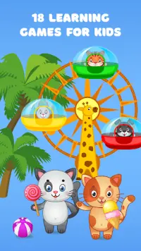 Baby learning games for kids 2, 3, 4, 5 years old Screen Shot 0