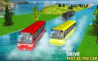 Floating Water Coach Bus Traffic Race Screen Shot 8