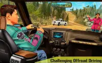 SUV Taxi Yellow Cab: Offroad NY Taxi Driving Game Screen Shot 8