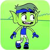 Beast Boy Titans Teeny Adventure Run 3d