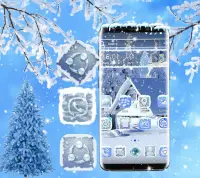 Ice Snow Launcher Theme Screen Shot 4