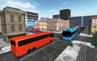 Crazy City Bus Coach Simulator Driving Mania 3D Screen Shot 2