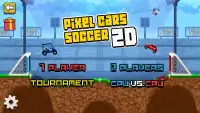 Pixel Cars. Soccer Screen Shot 5