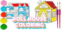 Coloring Beautiful Doll House Screen Shot 0