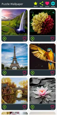 Jigsaw Puzzles Game for Adults without Internet Screen Shot 0