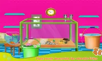 fish aquarium wash: cuidado de mascotas y juego Screen Shot 0