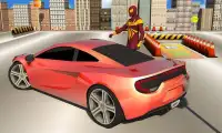 Super Spider Hero City Car Parking Screen Shot 0