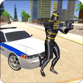 Comando da polícia Super Panther contra city crime