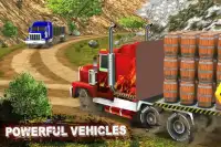 offroad terreno caminhão dirigindo: caminhão jogos Screen Shot 0