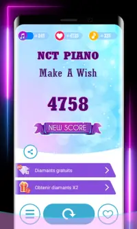 NCT 127 Dream Piano Tiles Game Screen Shot 4