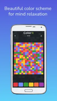 Colorit - Best mind relaxing colors game offline Screen Shot 2