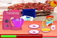 खाना पकाने के खेल: स्ट्रॉबेरी तैयार करना Screen Shot 2