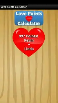 LOVE POINTS Calculator Screen Shot 3