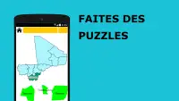 Carte Puzzle Quiz 2020 - Mali - Régions, Cercles Screen Shot 3