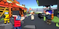 Blocky Gun TPS: Battle Royale 3D Online 2021 Screen Shot 1