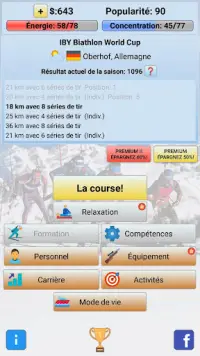 Biathlon Manager 2020 Screen Shot 1