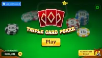 Triple Card Poker Screen Shot 1