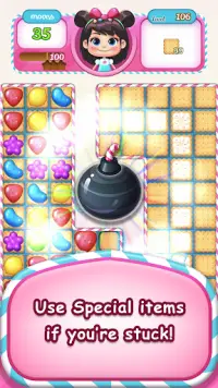 New Sweet Candy Pop: Puzzle Wo Screen Shot 2