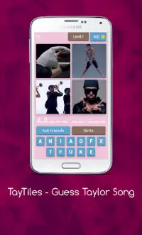 Taylor Swift Songs Guess Game - TayTiles Screen Shot 0