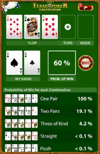 Poker Calculator Screen Shot 2