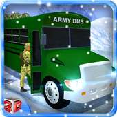 軍用バス輸送ドライバー