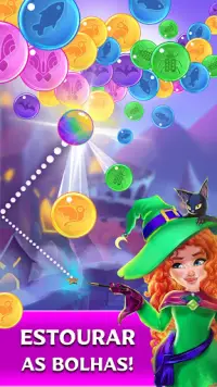 Bubble Shooter Witch 2021 - Magic Puzzle POP Games Screen Shot 1