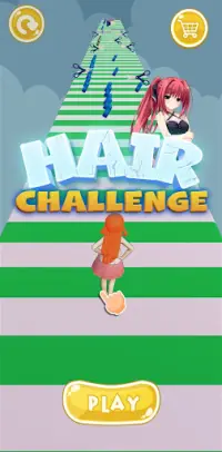 Hair Challenge Game Run Girl 3d Runner 2021 Screen Shot 0