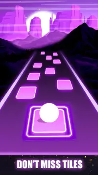 Magic Tiles Hop Ball 3d ईडीएम संगीत खेल मुक्त Screen Shot 0