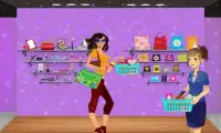 negozio di affari cosmetici:gioco di cassiere del Screen Shot 1