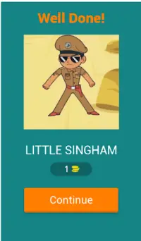Little Singham Quiz Game 2021 Screen Shot 1