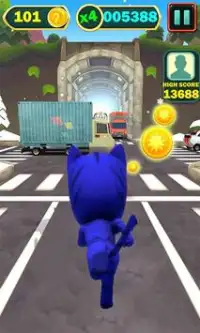 CatBoy Bus Subway Runner 3D Screen Shot 1