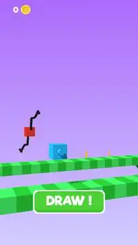 Draw Climb 3D: Carrera de carrera Screen Shot 0