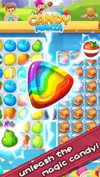 Sweet Candy Fever - New Fruit Crush Game Free Screen Shot 3