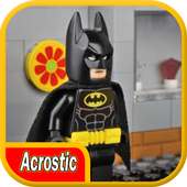 Acrostic LEGO Bat Hero City
