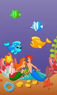 Kissing Game-Mermaid Love Fun Screen Shot 2