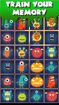 Memory Game Little Monsters Screen Shot 5