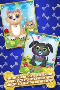 Pet City Celebrity Puppy & Dogs Pets Virtual Story Screen Shot 3