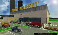 Offroad Fruit Transporter Xe tải: Lái xe Simulator Screen Shot 0