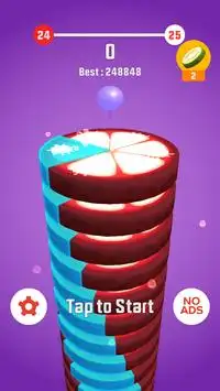 Stack Ball - Fruit Crush Screen Shot 0
